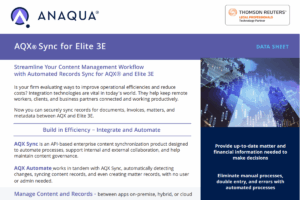 AQX Sync for Elite 3E_Data Sheet Featured Image