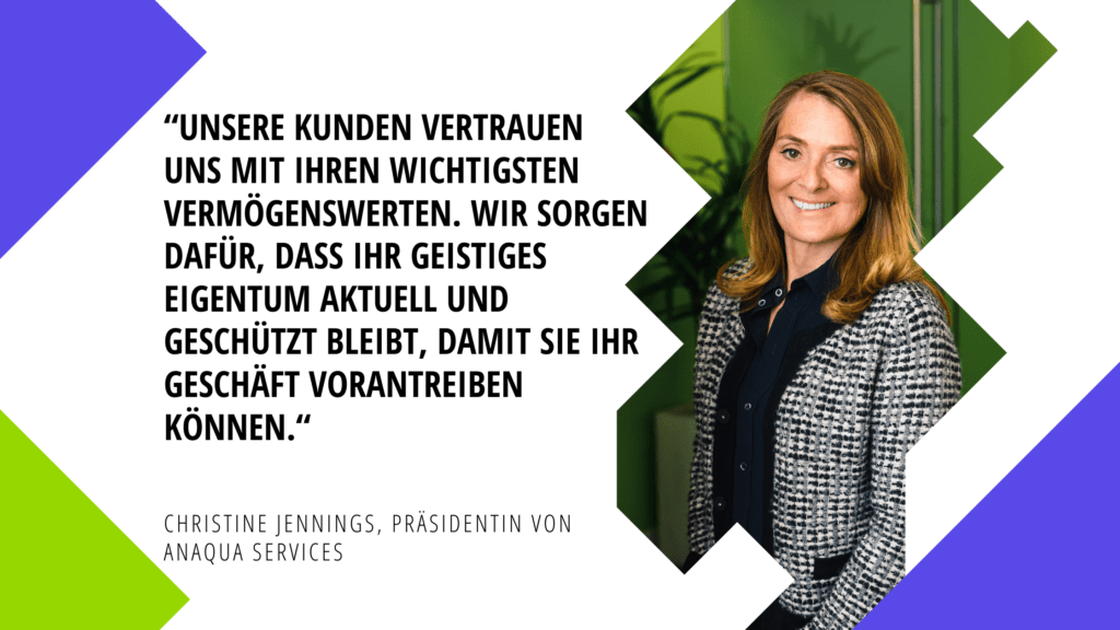 Christine Jennings, Präsidentin von Anaqua Services - IP-Vermögenswerte