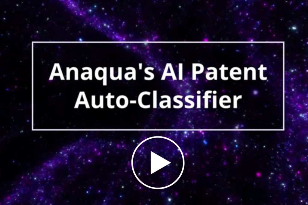 Anaqua's AI Patent Auto-Classifier
