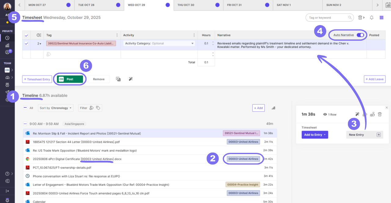 Legal Timekeeping with WiseTime, AI-driven Autonomous Time Tracking