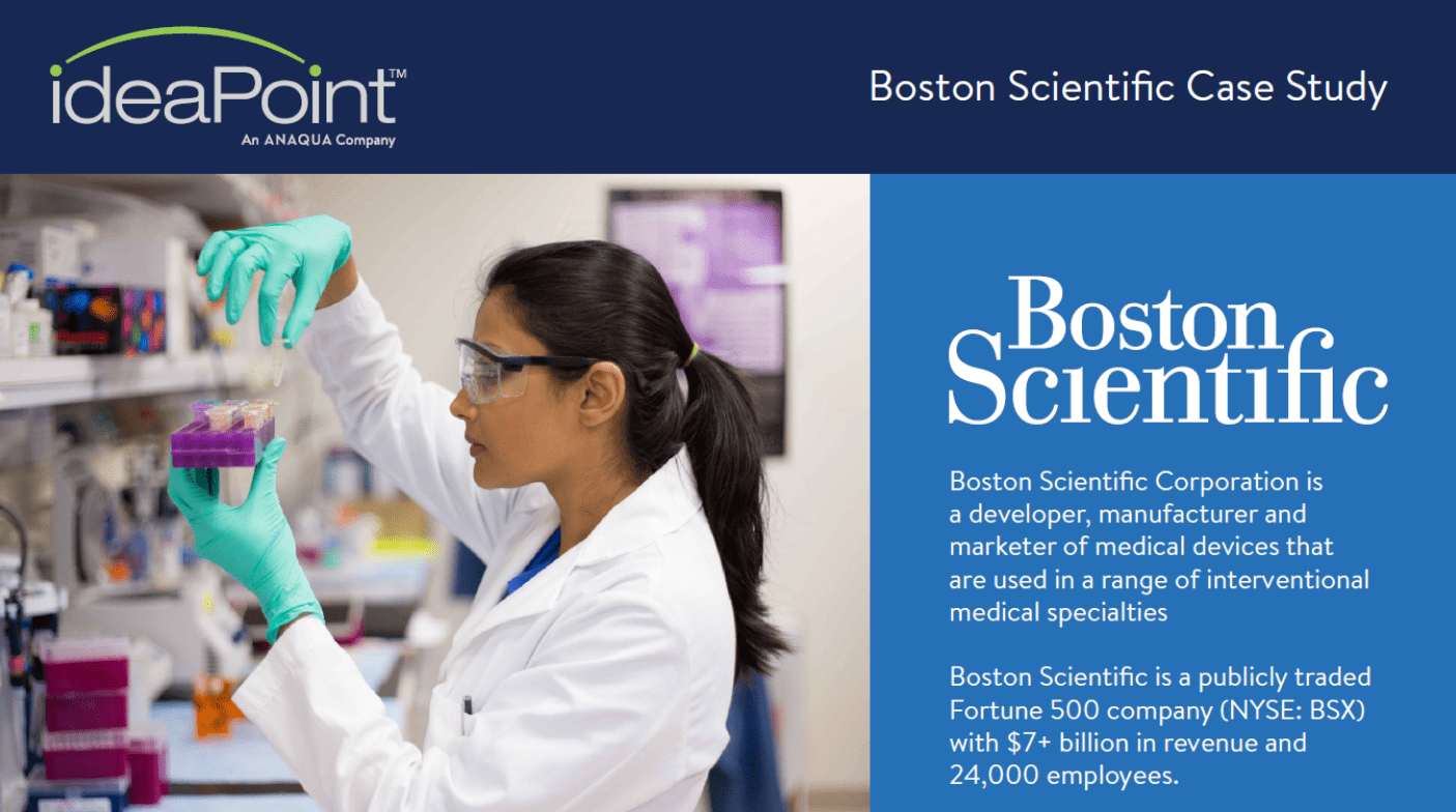 Using IdeaPoint To Power ImagineIF At Boston Scientific Anaqua IP Management Software And Services