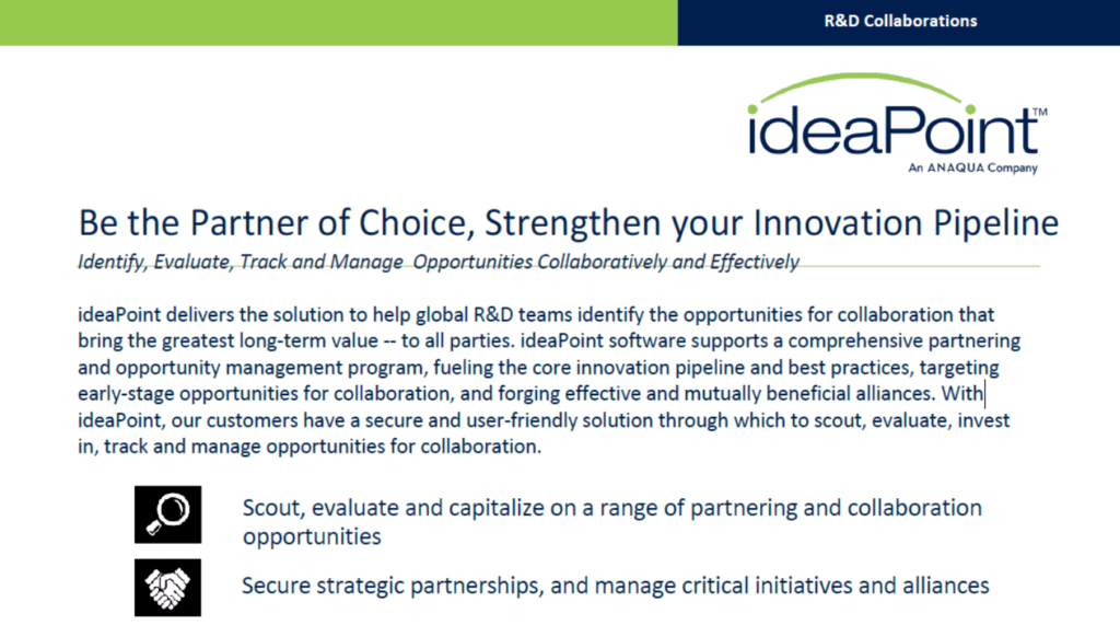 strengthen your innovation pipeline with ideapoint